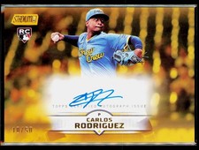 2025 Stadium Club #SCBA-CR Carlos Rodriguez Base Autographs Gold Foil #/50