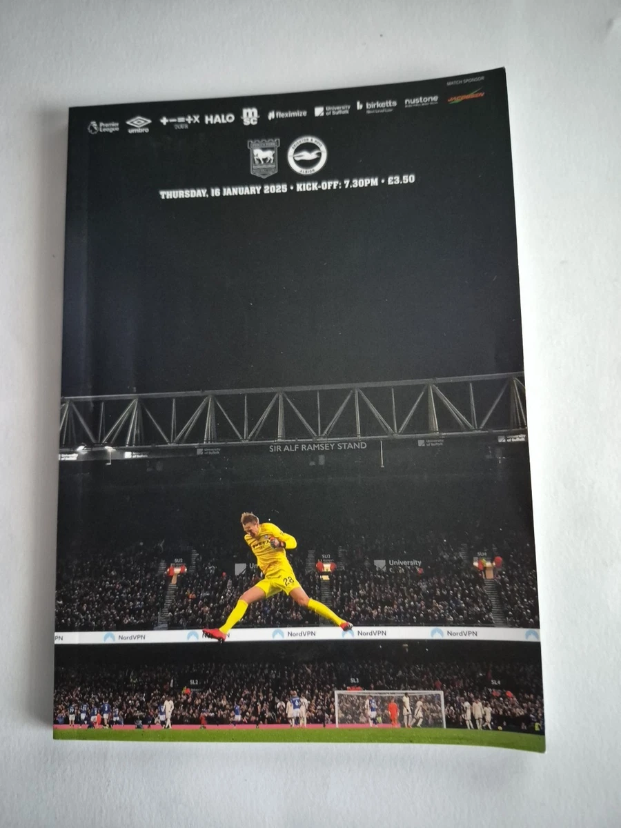 Ticket Match Amical Ipswich Town Vs PSV Eindhoven Du 04/08/2001 - Collection Foot