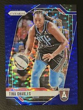 2024 Panini Prizm WNBA #36 Tina Charles Blue Pulsar Prizm /199 (k1)