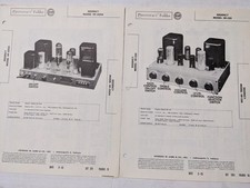Sam's Photofact Lot Of 2 Regency Amplifiers Model HF-150 & HF-350A