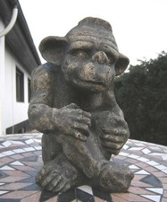 Gargulec 27cm. Odporna na warunki atmosferyczne. Małpy Gargulce Goblin Strażnik 