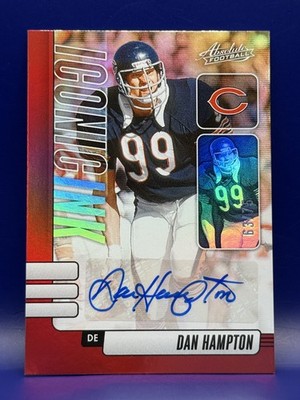 2024 Panini Absolute - Iconic Ink Dan Hampton #II-DHN Red /75 (AU)