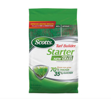 Scotts Turf Builder Starter Lawn Food 42-lb 14000-sq ft 24-25-4 Fertilizer SALE 1.52 per gallon