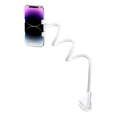 Adjustable Bedside Mount Flexible Arm Against Slip Phone Clamp for Mobile