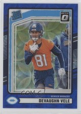 2024 Donruss Rated Rookie Optic Preview Blue Scope Prizm Devaughn Vele #395 0b7v