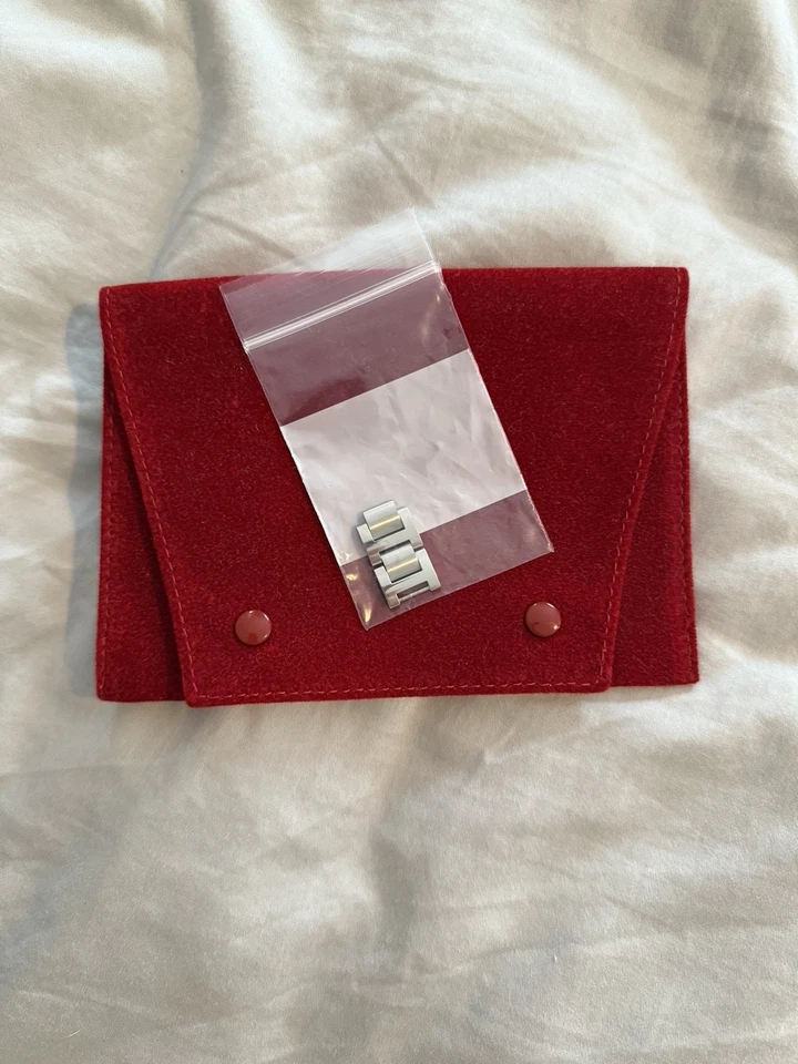 Genuino Cartier Ballon Bleu de Cartier 33mm Reloj Pulsera Eslabones Acero Inoxidable Foto 4 de 4