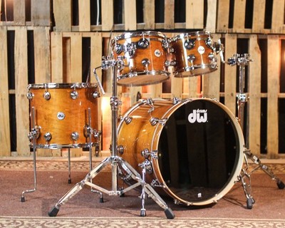 DW Collector's Maple SSC Honey Gloss Lacquer Drum Set - 22,10,12,16 - SO#1436491