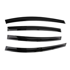 4pcs Window Sun Visors Set For Kia Rio K2 Sedan 2011-2017 Black Guards