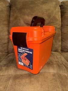 Attwood Waterproof Boater's Dry Box Bright Safety Orange With Flares & Tools