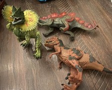 Jurassic World Growler 2012 Dilophosaurus Velocirapter 2015 Pachyceph.. Lot Of 4