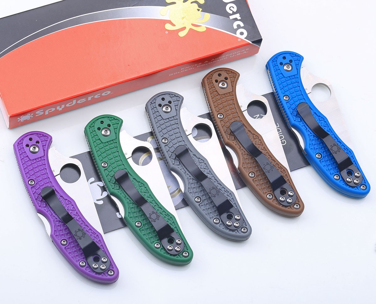 Lock Back Gray Glass Fiber Handle Light Utility Weight Small Pocket Folder Knife
