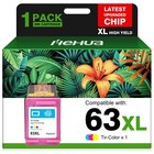 63XL 1PK Ink Cartridge For HP Office Jet 3830 3836 4511 5255 ENVY 4516 4520 4528 — photo 1