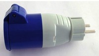 Carbest Cee Adapter Cee-Kupplung/Schuko-Stecker Kurzadapter