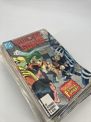 Lot of 39 SUICIDE SQUAD #3-64 DC COMICS 1987-92 Issues Copper Age Ships Fast