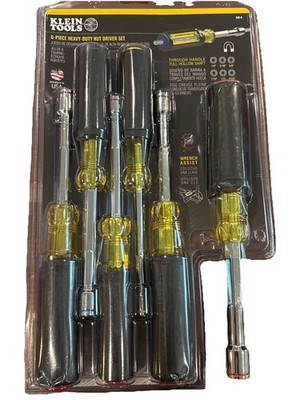 KLEIN TOOLS 6-PIECE HEAVY DUTY NUT DRIVER SET 635-6