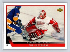 1993-94 Upper Deck - Tim Cheveldae #9 Detroit Red Wings Hockey Card