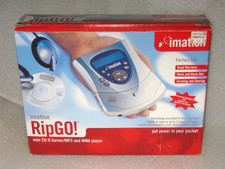 Imation RipGo MP3 WMA Player CD-R Burner; Mini-Disc New in Open Box With Manual