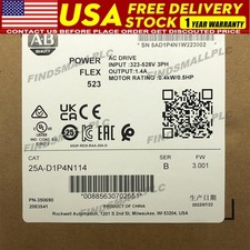 Allen-Bradley 25A-D1P4N114 PowerFlex 523 AC Drive NEW Sealed