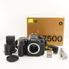 2,048 Shots/ Nikon D7500 In Box + 32GB SDHC Card DSLR Camera from Japan #10440