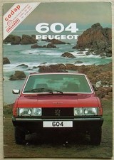 PEUGEOT 604 SL & Ti Car Sales Brochure 1979