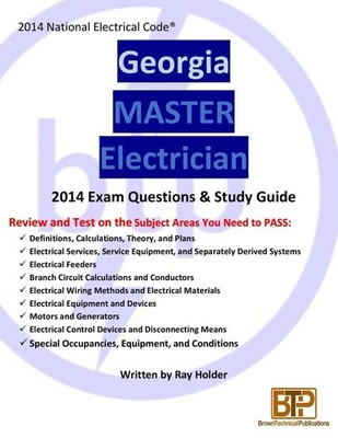 Ray Holder Georgia 2014 Master Electrician Study Guide (Taschenbuch)