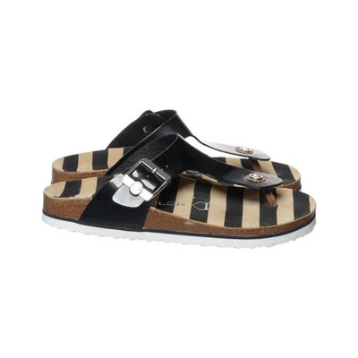 Tom Tailor, Sandalen, Größe: 36, Schwarz/Beige, Damen #lpi