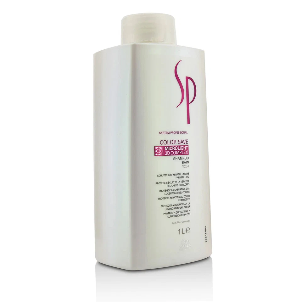 Wella SP Color Save Shampoo (For Coloured Hair)  1000ml/33.8oz - Image 2 of 4
