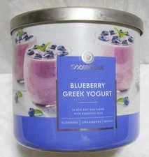 GOOSE CREEK CANDLE - BLUEBERRY GREEK YOGURT - 3-WICK CANDLE 14.5oz - FREE SHIP