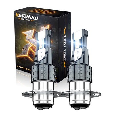 2X White LED Headlight Bulbs FIT a HONDA YAMAHA SUZUKI KAWASAKI POLARIS P15D-30