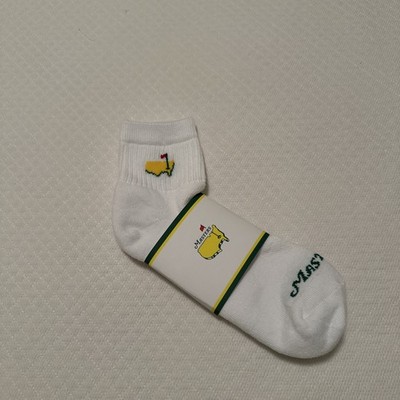 2026 Masters White Del Campo Socks with Masters Logo