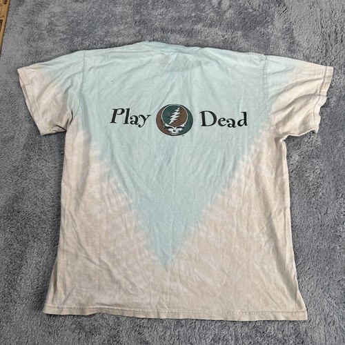 Camicia manica corta vintage 1998 Grateful Dead Bears in the Woods 'Play Dead' M - Foto 9 di 13