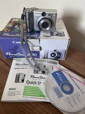 Canon PowerShot A80 4MP Digital Camera - AS IS Parts NOT WORKING PROPERLY
