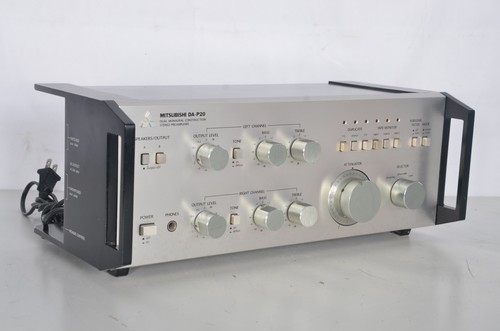 Mitsubishi DA-P20 Dual Mono Monaural Construction Stereo Preamplifier Tested 