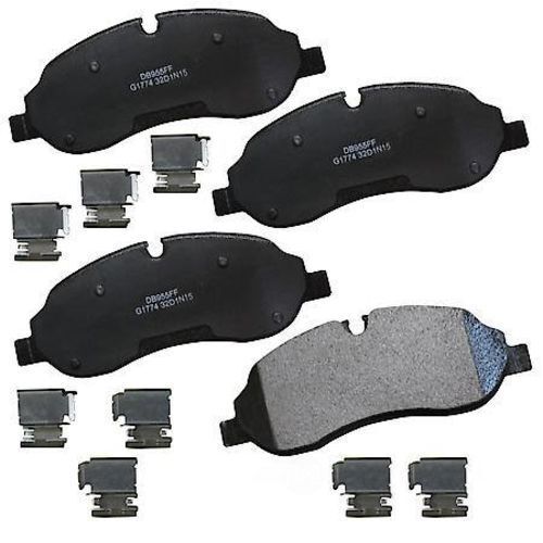 Disc Brake Pad Set-Premium Gold Semi-Metallic Front Brake Pads CARQUEST GMKD1774 - Picture 1 of 1