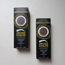 Lot Of 2 Arches and Halos Luxury Brow Buiding Pomade Warm Brown Tonya Crooks