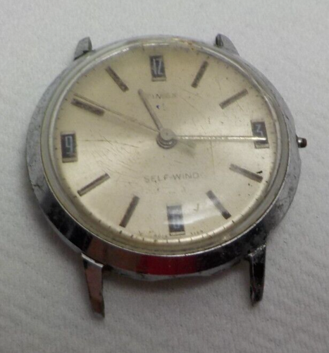 VINTAGE HERREN TIMEX SELBSTAUFZUG ARMBANDUHR UHRMACHER 4014 3169