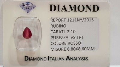 DIAMANTE NERO CERTIFICATO 1.50 CARATI PUREZZA VS in BLISTER