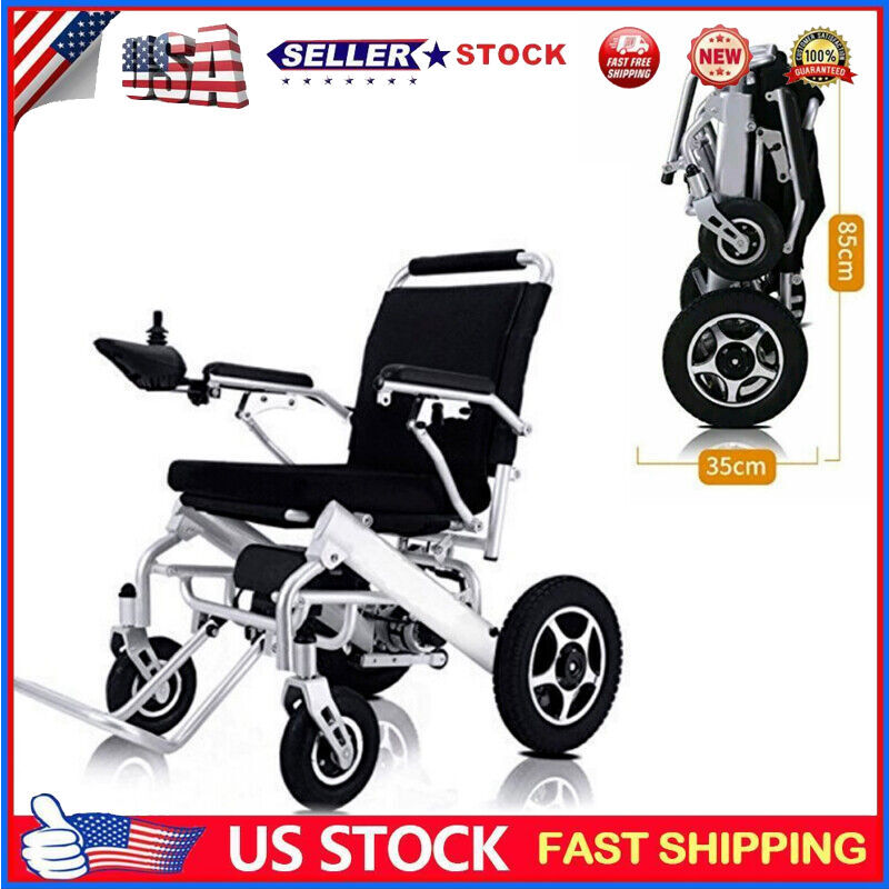 Lightweight Foldable Electric Wheelchair Intelligent All Terrain for Senior