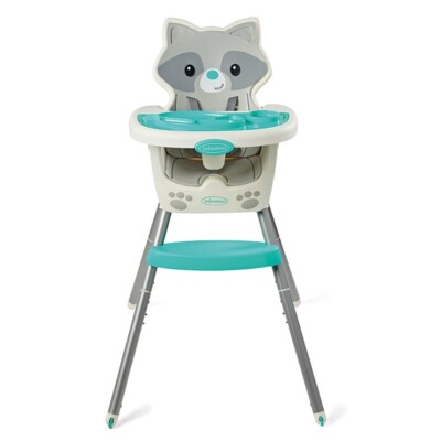 Infantino Grow With Me 4 in 1 Waschbär Hochstuhl