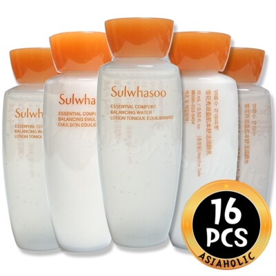 Sulwhasoo Essential Comfort Balancing 15ml Water (8pcs) + Emulsion (8pcs) 16pcs