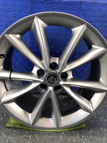 2010-2015 JAGUAR XK 19X8.5 FRONT 10 SPOKE WHEEL RIM SILVER OEM - Picture 7 of 16