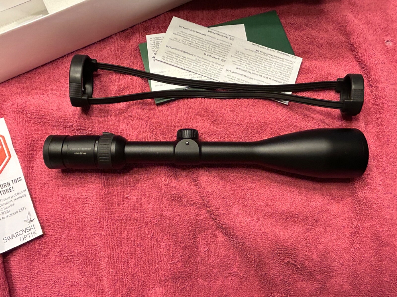 Swarovski Z3 Optic 412 X50 Hunting Rifle Scope Never Taken To The