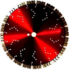 20" PATENT MUSTANG Diamond Blade HARD Concrete Granite Stone Rebar... *POWERFUL*