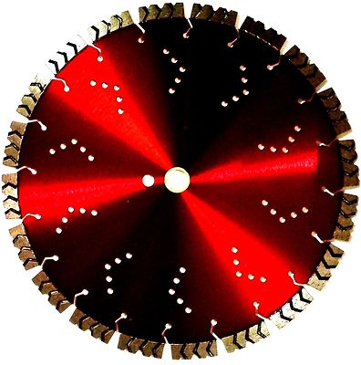 20'' PATENT MUSTANG Diamond Blade HARD Concrete Granite Stone Rebar... *POWERFUL*