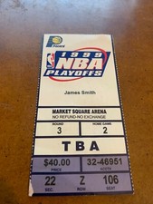 1999 NBA Conference Finals Playoff Basketball Ticket New York Knicks v Pacers 