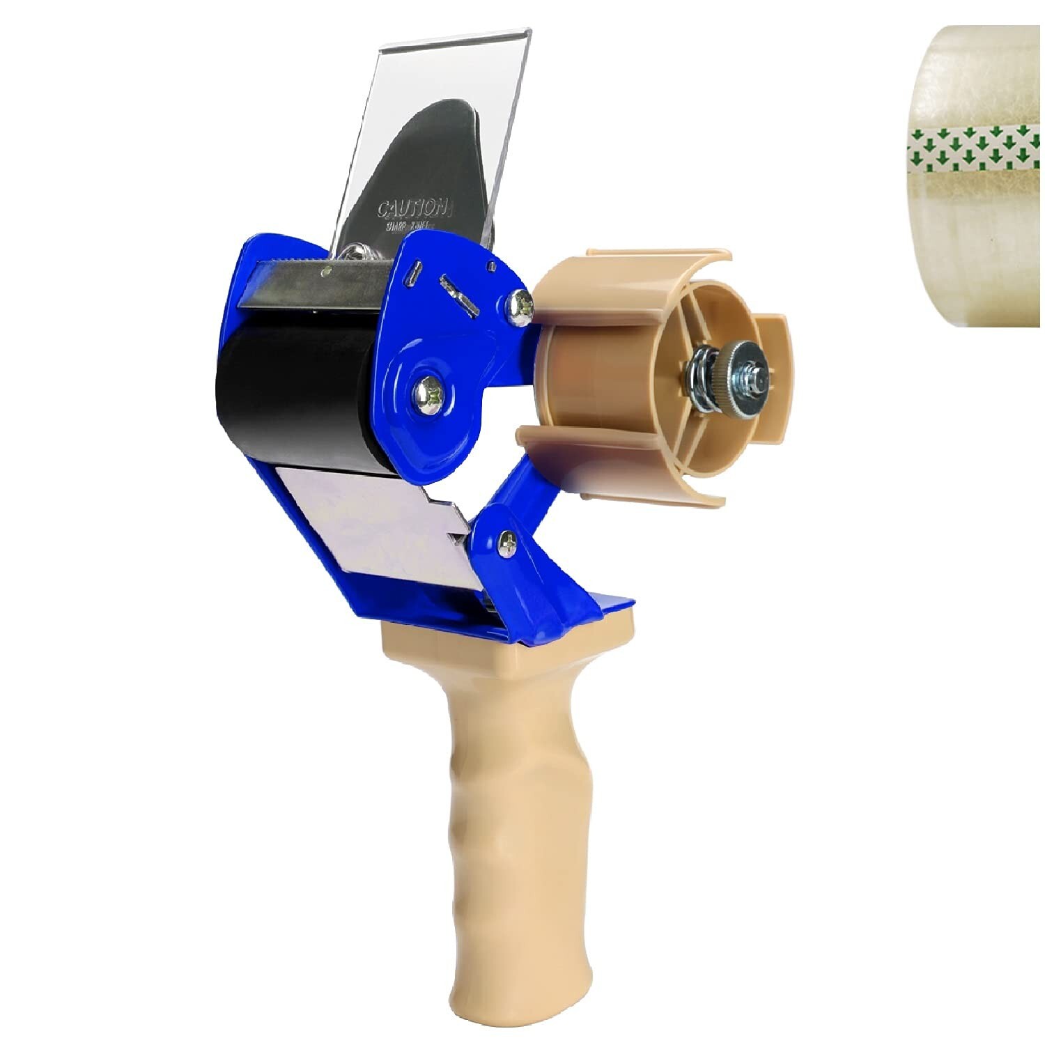 Packing Tape Dispenser Gun–Safty Heavy Duty Tape Gun with Retractable Blade, ...-image