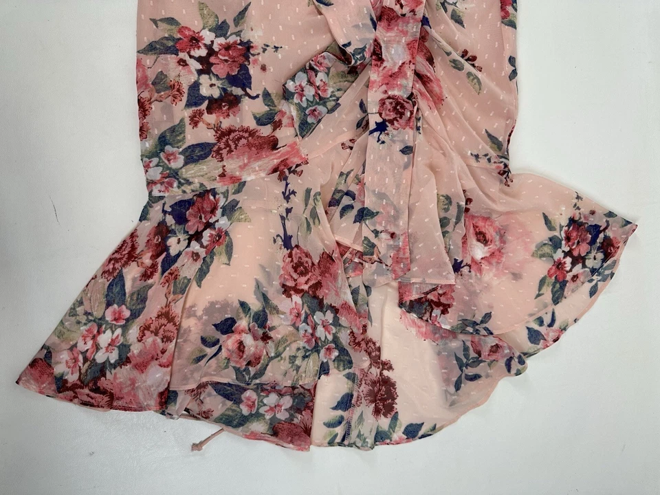 Eliza J Sun Dress Floral Gathered Women's Size 2 - Image 2 of 4