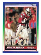 STANLEY MORGAN 1990 SCORE CARD NEAR MINT+ CONDITION