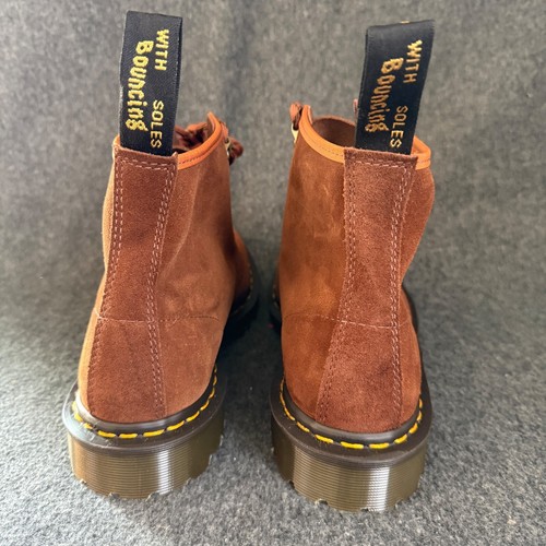 Dr Martens 101 TAN Made i England Wildleder Braun EU 42 UK 8 Hand gearbeitet OVP - Bild 5 von 10