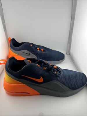 New Nike Air Max Motion Navy Blue/Orange Size Men’s New W/out  - Main Image